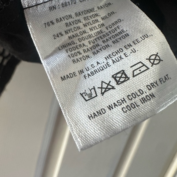 HD in Paris Black Swing Blouse Anthropologie Women’s Size 2 - Picture 6 of 7